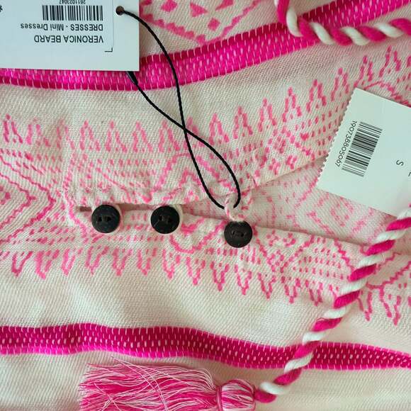 Veronica Beard Danica Printed Cotton-Blend Mini Dress Size Small - Picture 6 of 9